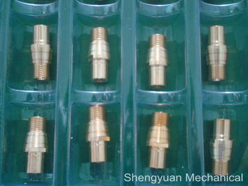 Brass Precision Milling Machined Parts Temperature Sensor Connector