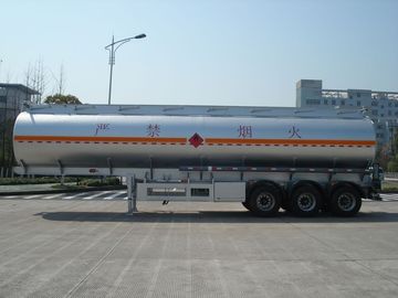 3x12T BPW ধুরা 46000L অ্যালুমিনিয়াম খাদ পেট্রোলিয়াম / তেল ট্যাঙ্ক আধা ট্রেলার