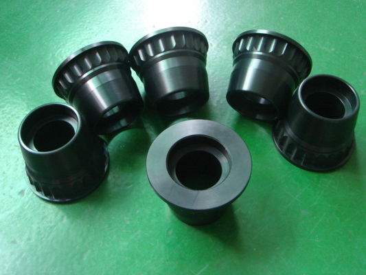 প্রিন্টার অংশের জন্য কালো anodized সঙ্গে CNC যথার্থ যন্ত্র Knurling যন্ত্রাংশ