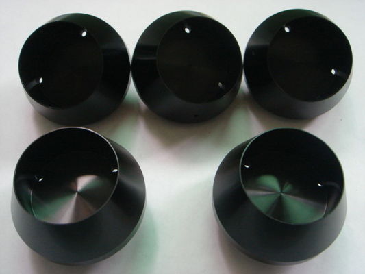 AL6061-T6 অ্যালুমিনিয়াম যথার্থ কালো anodized সঙ্গে অংশ পরিণত