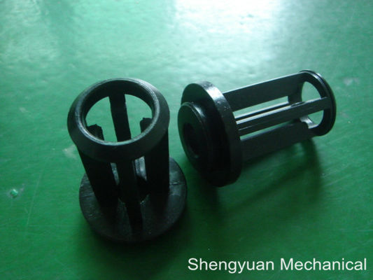 কাস্টম প্লাস্টিক CNC যথার্থ যন্ত্র, ব্ল্যাক POM / Derlin মেরুদন্ড ইনজেকশন