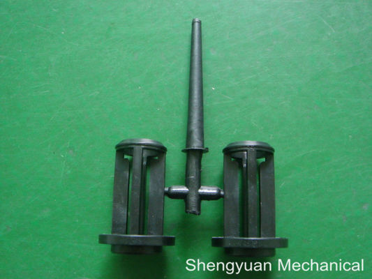 কাস্টম প্লাস্টিক CNC যথার্থ যন্ত্র, ব্ল্যাক POM / Derlin মেরুদন্ড ইনজেকশন