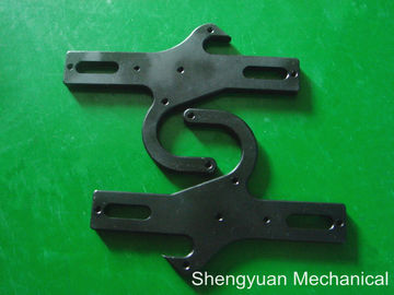 Al6061 CNC যথার্থ যন্ত্র পার্টস Anodized কালো সঙ্গে দরজা হুড়কা লোড