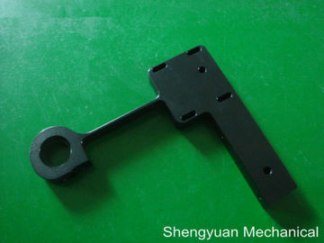 ব্ল্যাক ক্ষয়প্রাপ্তি CNC যথার্থ মেশিন পার্টস AL6061 Flexture হোম 0.005 মিমি - 0.01mm