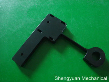 ব্ল্যাক ক্ষয়প্রাপ্তি CNC যথার্থ মেশিন পার্টস AL6061 Flexture হোম 0.005 মিমি - 0.01mm