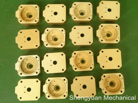 ঠান্ডা রূপান্তর CNC যথার্থ যন্ত্র অ্যালুমিনিয়াম 5083 Powdercoat সুবর্ণ হলুদ হাউজিং