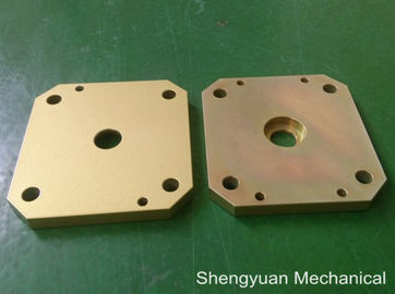 অ্যালুমিনিয়াম 5083 ঠান্ডা রূপান্তর CNC যথার্থ যন্ত্র Powdercoat সুবর্ণ হলুদ কভার