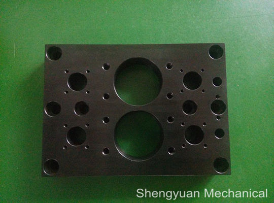 ব্ল্যাক জারণ সিআরএস CNC যথার্থ যন্ত্র পার্টস শীর্ষ প্লেট শিট