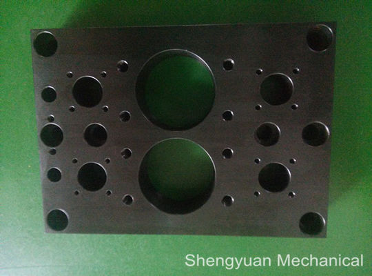 ব্ল্যাক জারণ সিআরএস CNC যথার্থ যন্ত্র পার্টস শীর্ষ প্লেট শিট