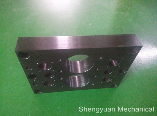 ব্ল্যাক জারণ সিআরএস CNC যথার্থ যন্ত্র পার্টস শীর্ষ প্লেট শিট
