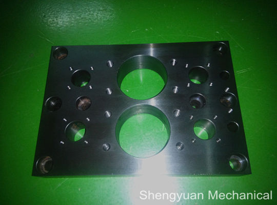 ব্ল্যাক জারণ সিআরএস CNC যথার্থ যন্ত্র পার্টস শীর্ষ প্লেট শিট