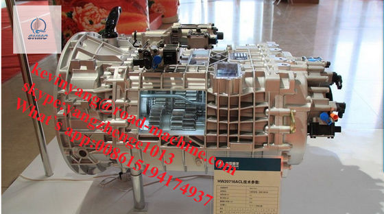 2600RPM Sinotruk গাড়ির পার্টস, যন্ত্রাংশ 10Forward 2 বিপরীত গতি ট্রান্সমিশন / gearbox গতি